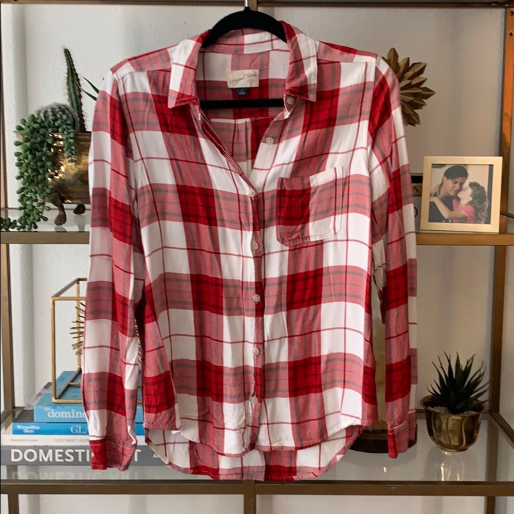 {Target} Plaid button up